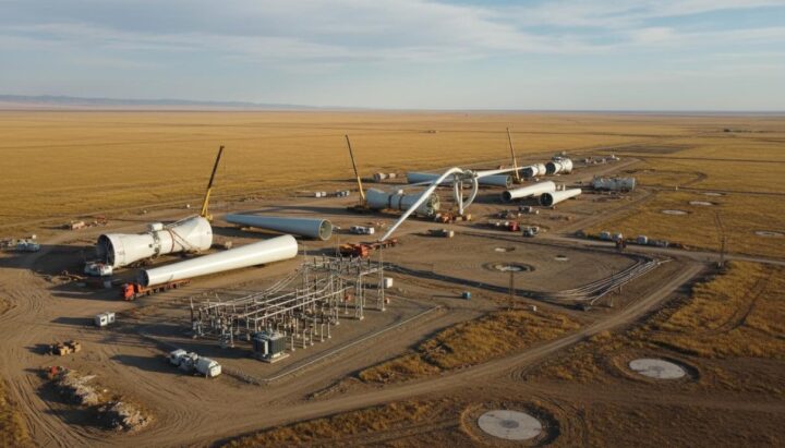 В Казахстане началось строительство ветроэлектростанции мощностью 1 ГВт