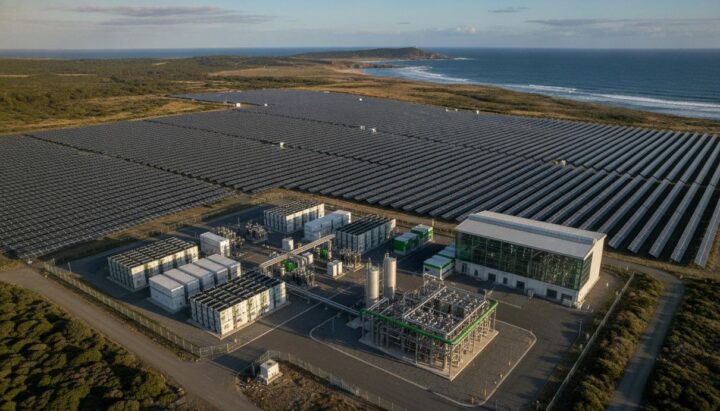 CHN Energy запустила в Китае комплекс из СЭС, накопителя и водорода